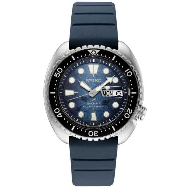 SEIKO 精工】PROSPEX系列愛海洋鬼蝠魟防水200米潛水機械腕錶聖誕禮物