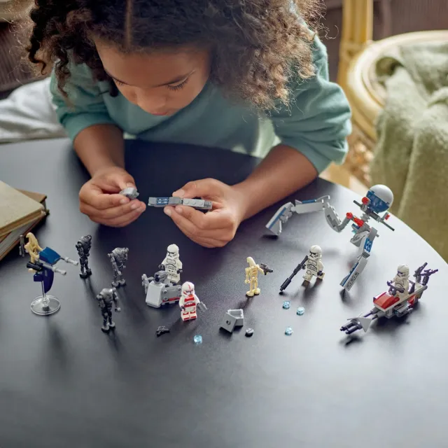 【LEGO 樂高】星際大戰系列 75372 克隆軍隊與戰鬥機器人組合(Clone Trooper & Battle Droid Battle Pack)