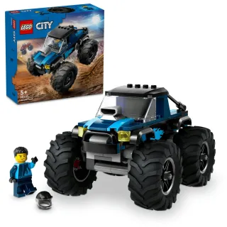【LEGO 樂高】城市系列 60402 藍色怪獸卡車(玩具車 交通工具)