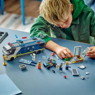 【LEGO 樂高】城市系列 60418 警察行動刑事實驗室(職人體驗 兒童積木)