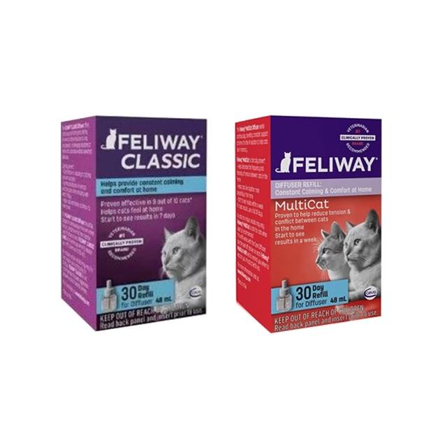 【FELIWAY】法國貓咪費洛蒙插電組補充瓶-48mlX2入
