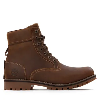 【Timberland】男款銹褐色全粒面皮革Rugged防水6吋靴(A2JJBF13)