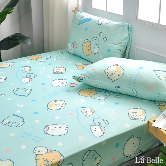 【La Belle】角落小夥伴-海島針織床包枕套組-加大(多款任選)