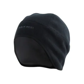 【ADISI】雙層超細纖維抗風護耳保暖帽 AH23077 / 黑-深灰(帽子 毛帽 刷毛帽 保暖帽)