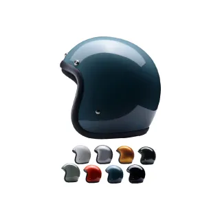 【Chief Helmet】500-TX 藍 3/4罩 安全帽(復古帽 騎士安全帽 半罩式 500TX EN)