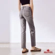 【BRAPPERS】女款 新美腳ROYAL系列-中腰彈性小直筒褲(灰黑)