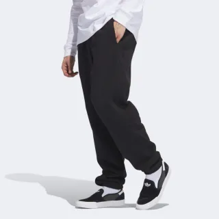 【adidas 愛迪達】長褲 男款 運動褲 亞規 CHALLENGER PANT 黑 IJ6321