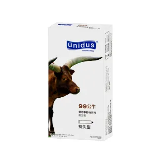 【Unidus 優您事】動物系列保險套-99公牛持久型12入/盒