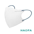 【HAOFA】氣密型99%防護立體醫療口罩彩耳款10入(10入/盒-醫療N95、N95、醫用口罩、99%防護、台製口罩)