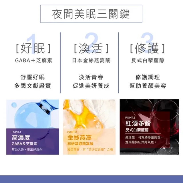 【WhoCareS 愷爾氏】夜會美PLUS_巔峰夜眠膠5入組（9gX10包/盒）
