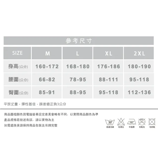 【梁衫伯】6件組-素色舒適吸排明根平口褲(隨機出貨M-2XL)