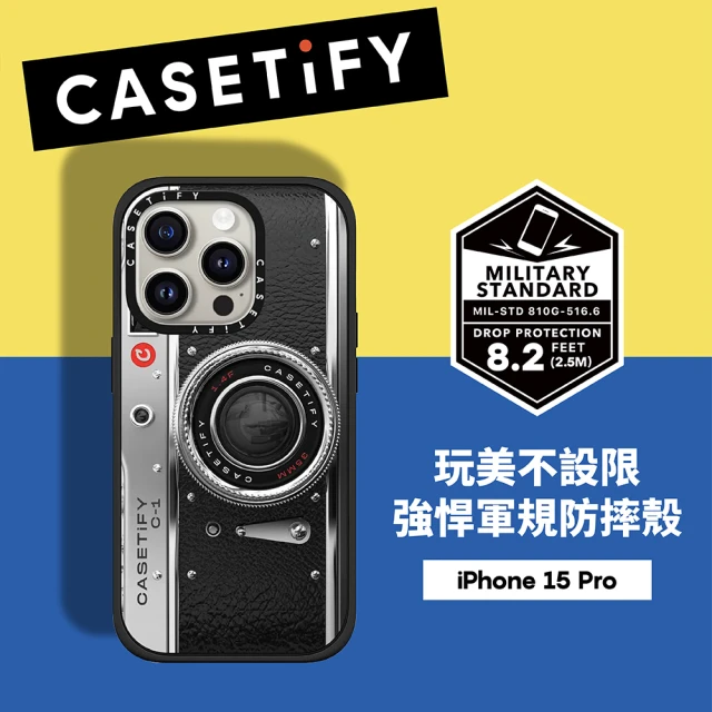 Casetify iPhone 14 Pro 耐衝擊透黑-波