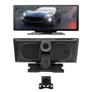 RV-29XW 10.26吋雙鏡頭SONY感光元件觸控屏智慧行車記錄器(倒車顯影/FM發射/CarPlay)