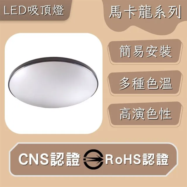 【彩渝】LED 吸頂燈 26W 馬卡龍系列(星點 星鑽 高光效 客廳燈 臥室燈具 房間燈)