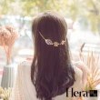 【HERA 赫拉】ll現貨ll氣質女神金色後掛式髮箍/髮帶(髮飾 髮箍)