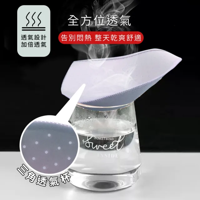 【Daima 黛瑪】現貨出清 無鋼圈M-XXL小可愛透氣3D胸墊蕾絲內衣(藍色)