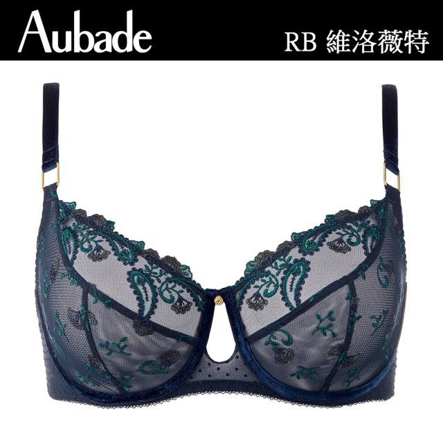 Aubade 維洛薇特3/4罩無襯內衣-RB(深藍)