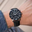 【Timberland】天柏嵐 Parkman系列 城市野營多功能日期窗腕錶-藍黑(TDWGF0029003)