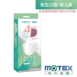 【MOTEX 摩戴舒】韓版4D立體醫療用口罩 魚型口罩(霧灰紫 10片/盒)