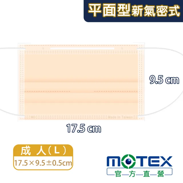 【MOTEX 摩戴舒】平面氣密式吸食 吹哨口罩(30片/盒 創新設計)