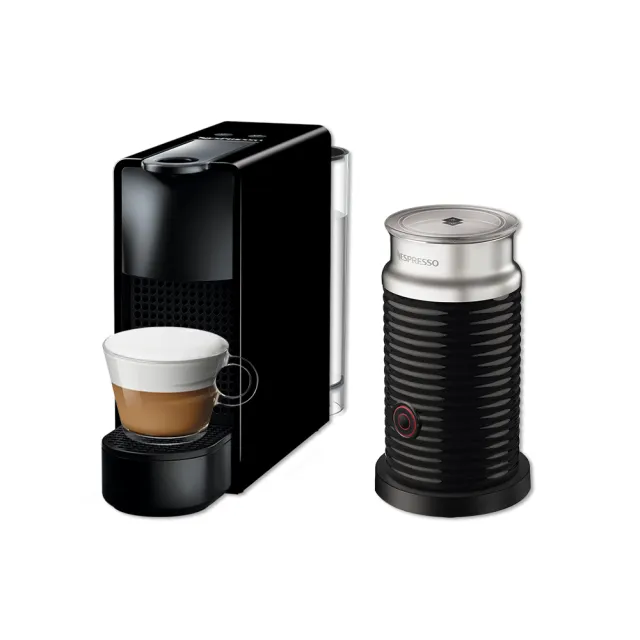 Nespresso】膠囊咖啡機Essenza Mini 奶泡機組合(瑞士頂級咖啡品牌