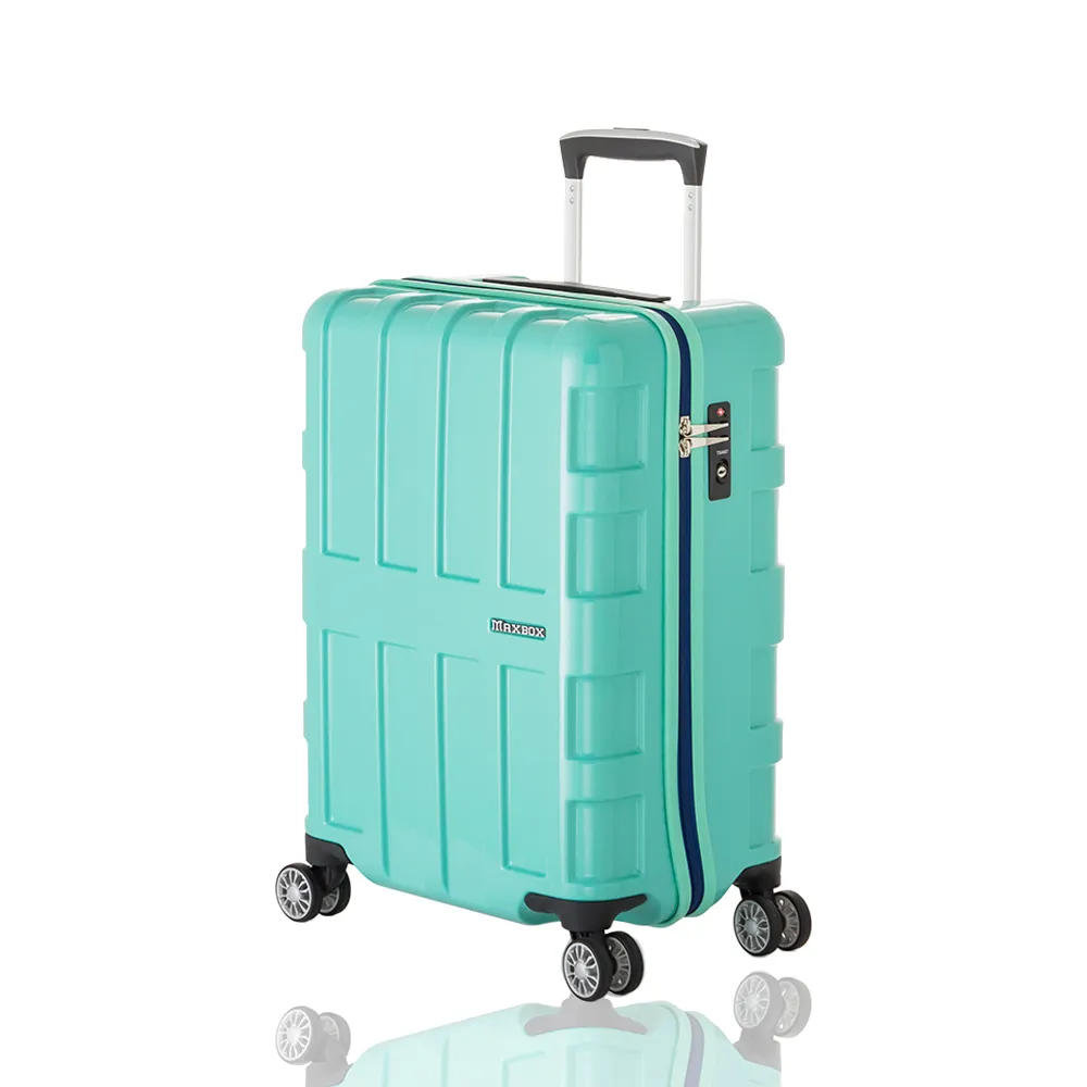 【MAXBOX】28吋 台日同步 96公升 時尚行李箱/拉鍊行李箱(淺綠-1701)