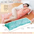 【奶油獅】森林野餐-台灣製造-讓你抱抱等身夾腿長形雙人枕 孕婦枕 50x150cm(灰色 一入)
