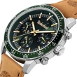 【Timberland】天柏嵐 Parkman系列 城市野營多功能日期窗腕錶-綠(TDWGF0029001)