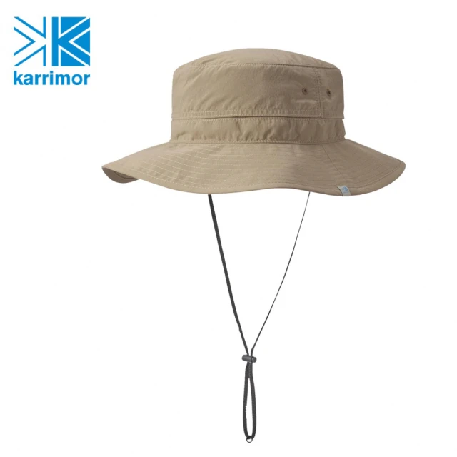 【Karrimor】日本製 原廠貨 中性 ventilation classic Hat ST 透氣圓盤帽/運動/生活/旅行 深米黃