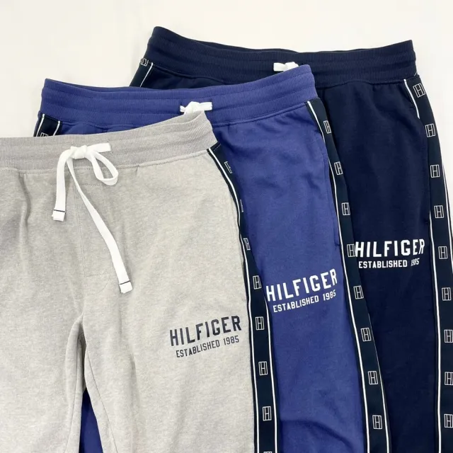 【Tommy Hilfiger】串標 棉長褲 湯米 長褲 鬆緊 無刷毛 束口褲 平輸品(棉長褲9039EZ4)