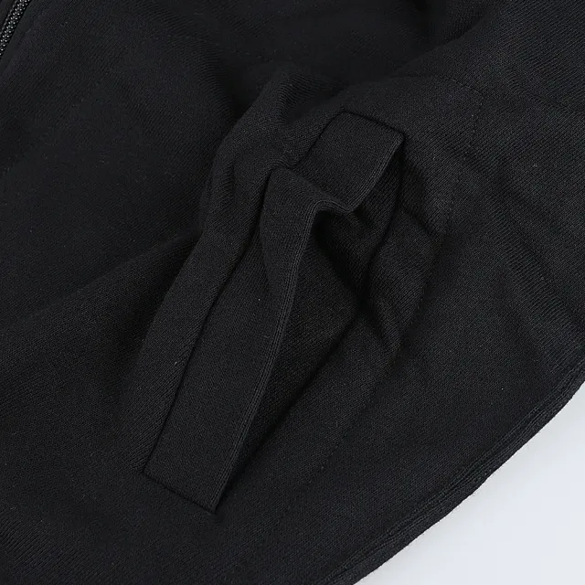 【Comme Des Garcons CDG】Comme Des Garcons Play愛心刺繡LOGO連帽外套(黑x紅/女款)
