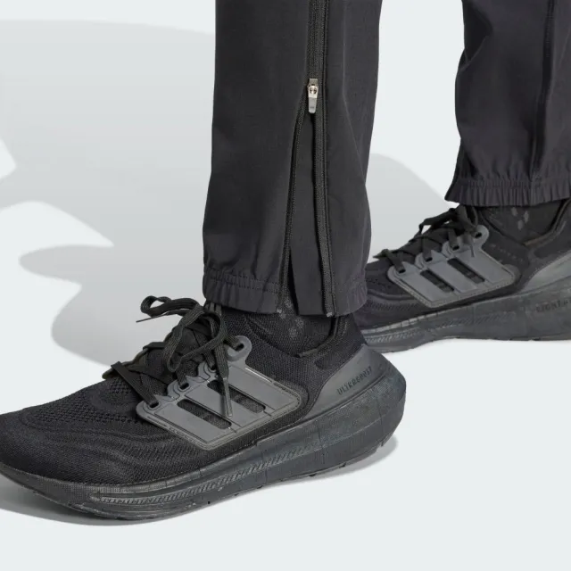 【adidas 愛迪達】長褲 女款 運動褲 RUN IT TKO PANT 黑 IQ0918(L5138)