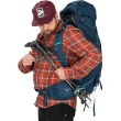 【Osprey】Kestrel 48 輕量登山背包 附背包防水套 男款 特拉斯藍(健行背包  徙步旅行 登山後背包)