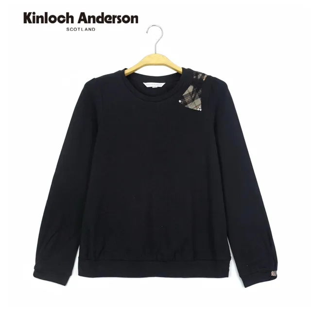 【Kinloch Anderson】氣質單肩蝴蝶結長袖上衣 金安德森女裝(KA0663013 紅/黑)