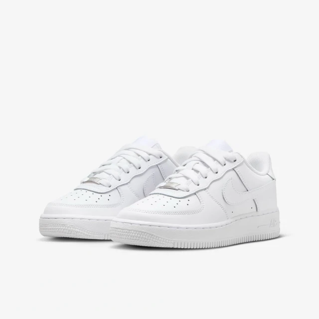 NIKE 耐吉 休閒鞋 女鞋 大童 運動鞋 AF1 AIR FORCE 1 LE GS 白 FV5951-111