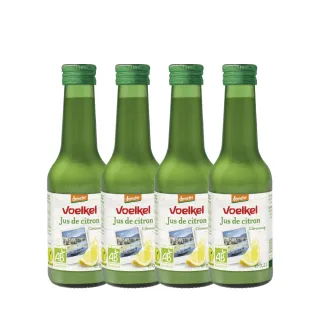 【機本生活OLife】Voelkel 檸檬原汁(200mLx4瓶)