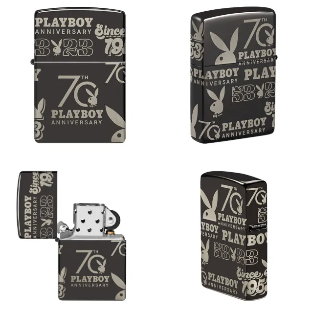 【Zippo】Playboy花花公子-70周年紀念款防風打火機(美國防風打火機)