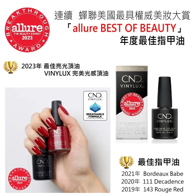 【CND】VINYLUX 完美光感指甲油 夏日都市風情系列 15ml(類光療/美甲)