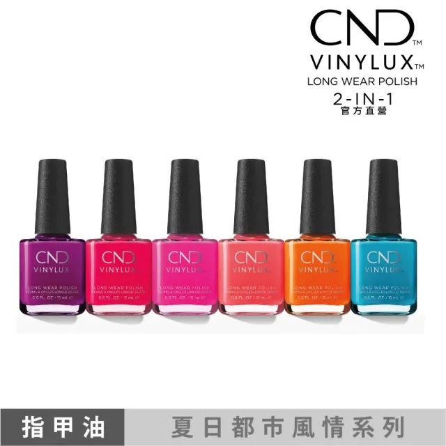 【CND】VINYLUX 完美光感指甲油 夏日都市風情系列 15ml(類光療/美甲)