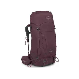 【Osprey】Kyte 58 輕量登山背包 附背包防水套 女款 接骨木莓紫(健行背包 徙步旅行 登山後背包)