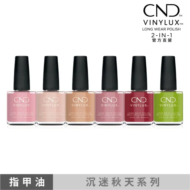 【CND】VINYLUX 完美光感指甲油 沉迷秋天系列 15ml(類光療/美甲)