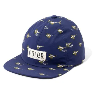 【POLER STUFF】日本限定 ALL OVER 6P CAP  原創印花帽 / 六片帽(藍印花)