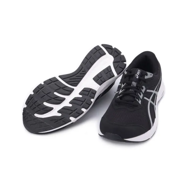 【asics 亞瑟士】GEL-CONTEND 8 4E 舒適慢跑鞋 黑白 男鞋 1011B493-002