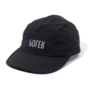 【POLER STUFF】日本限定 3.0L STORM PROOF SHELL CAP 戶外時尚防水五分割帽(黑色 / 反光LOGO)