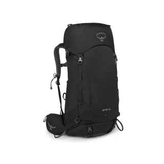 【Osprey】Kyte 38 輕量登山背包 附背包防水套 女款 黑色(健行背包 徙步旅行 登山後背包)