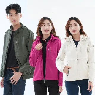【遊遍天下】獨家特談  男女款防水防風刷毛軟殼外套(騎車 M-5L 大尺碼)