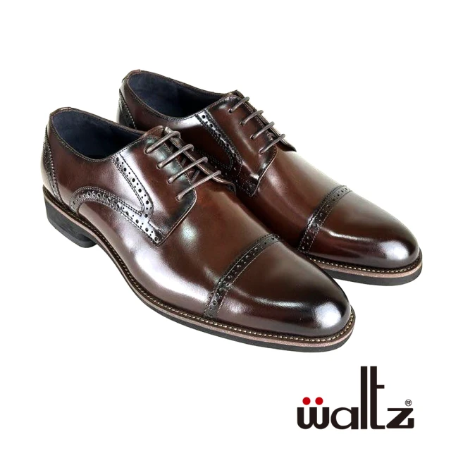 WaltzWaltz 上班族首選 綁帶紳士鞋 真皮皮鞋(3W212649-23 華爾滋皮鞋)