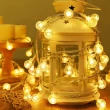 【gin gin】LED燈串 6米 星星/雪花/圓球/水晶/夾子 造型 燈串 雙供電 銅絲燈(聖誕燈 聖誕燈串 交換禮物)