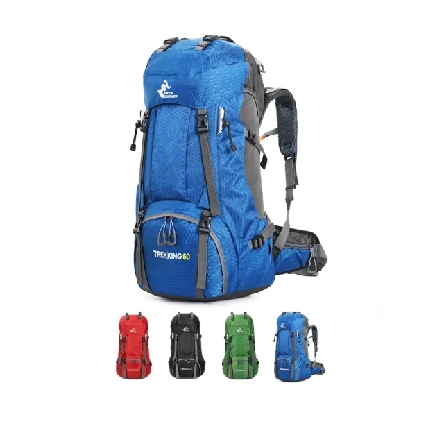 【PUSH!】戶外休閒用品 60L登山包 雙肩包 背包 自助行旅行背包 登山包(登山包 後背包U65)