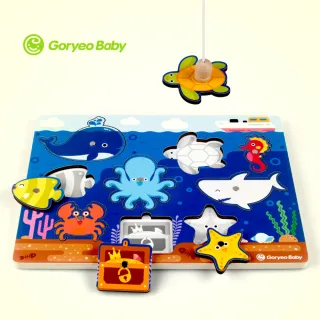 【GoryeoBaby】海洋釣魚拼板(益智遊戲、益智拼圖、玩具)